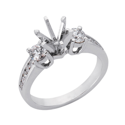 White Gold Engagement Ring