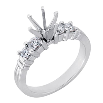 White Gold Engagement Ring