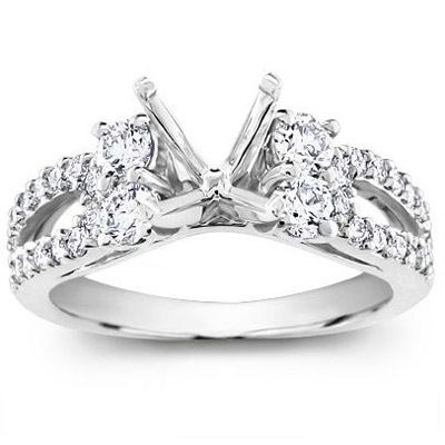 White Gold Engagement Ring