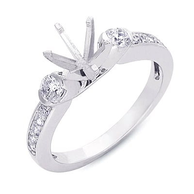 White Gold Engagement Ring