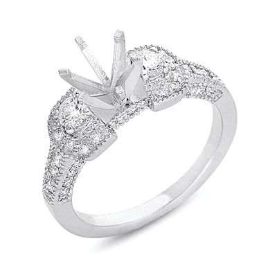 White Gold Engagement Ring