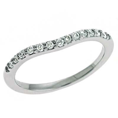 White Gold Matching Band