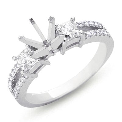 White Gold Engagement Ring