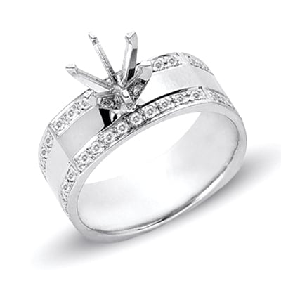 White Gold Engagement Ring