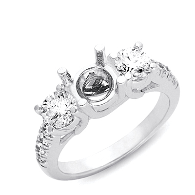White Gold Engagement Ring