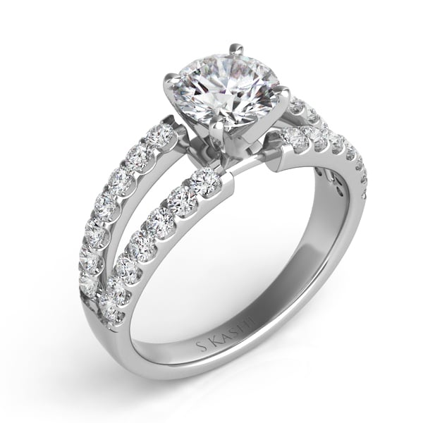White Gold Engagement Ring