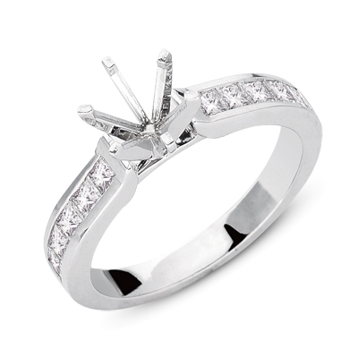 White Gold Engagement Ring