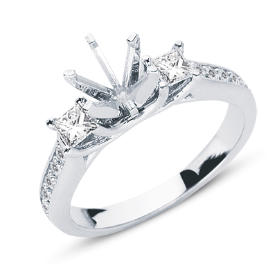 White Gold Engagement Ring