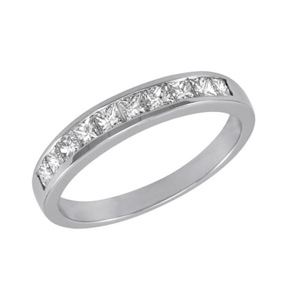 White Gold Matching Band