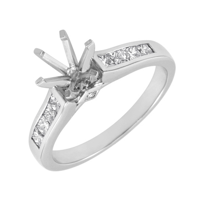 White Gold Engagement Ring