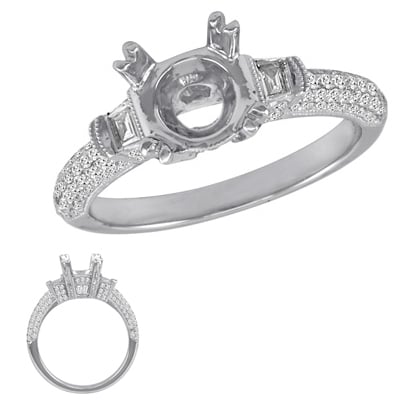 White Gold Engagement Ring