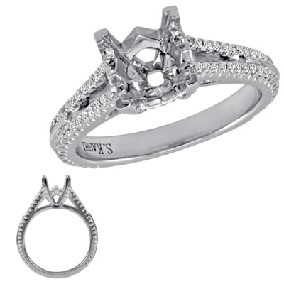White Gold Engagement Ring