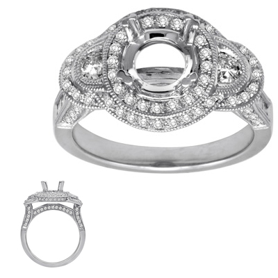 White Gold Engagement Ring