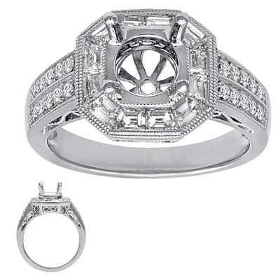 White Gold Engagement Ring