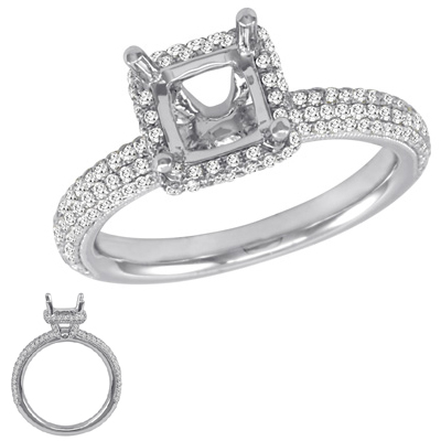 White Gold Engagement Ring