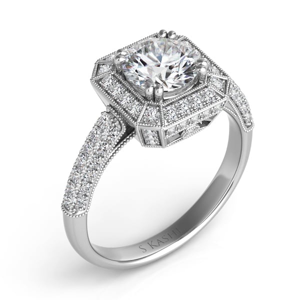 White Gold Engagement Ring