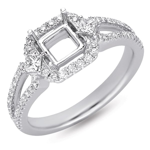 White Gold Engagement Ring