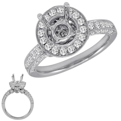 White Gold Engagement Ring