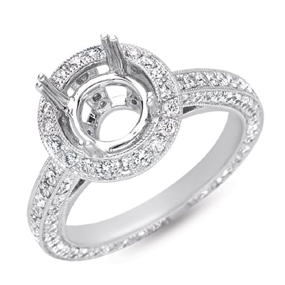 White Gold Engagement Ring