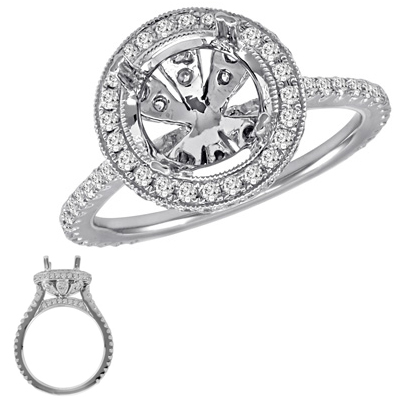 White Gold Engagement Ring