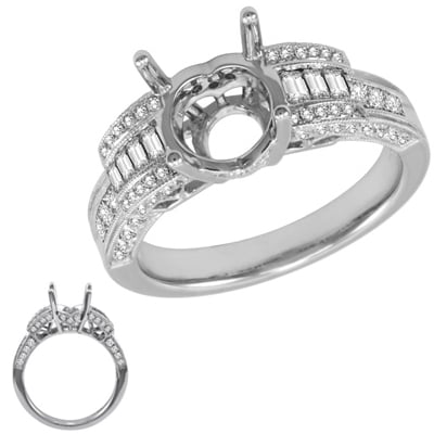 White Gold Engagement Ring