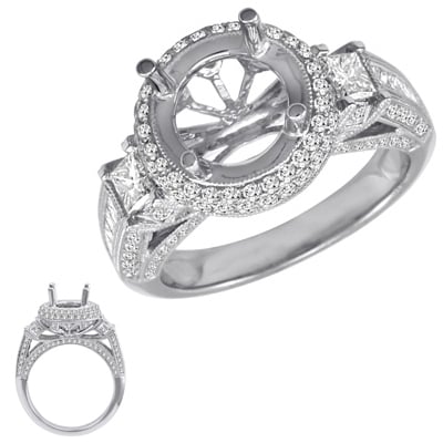 White Gold Engagement Ring