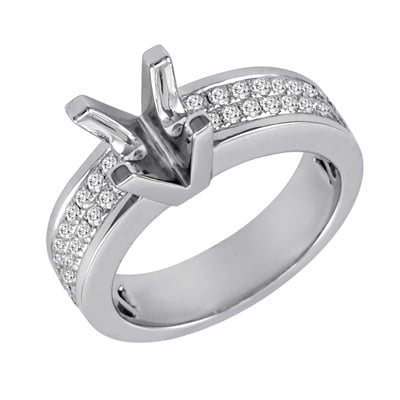 White Gold Engagement Ring