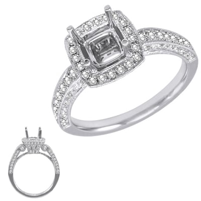 White Gold Engagement Ring
