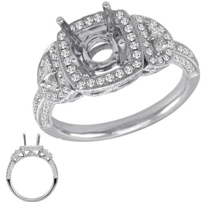 White Gold Engagement Ring