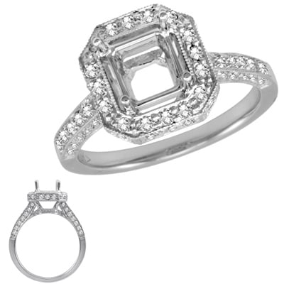 White Gold Engagement Ring
