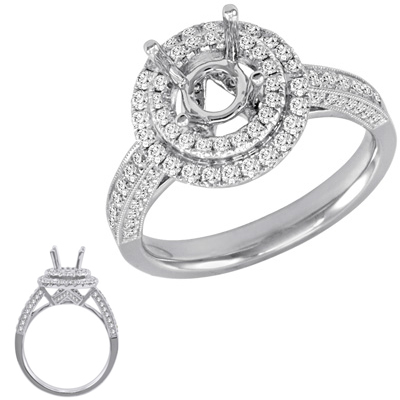 White Gold Engagement Ring