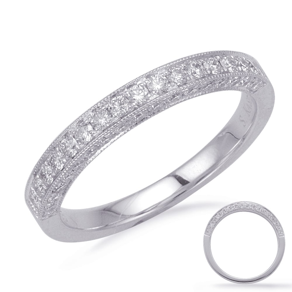 White Gold Matching Band