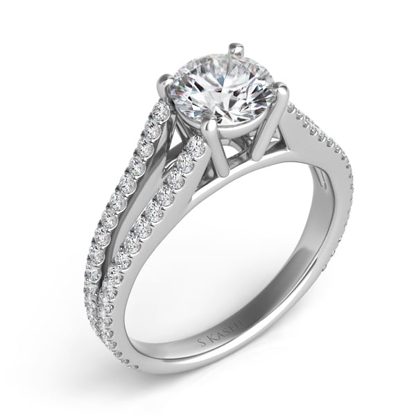 White Gold Engagement Ring