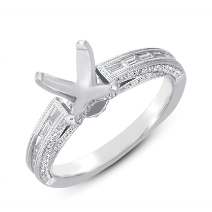 White Gold Engagement Ring
