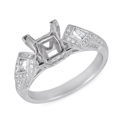 White Gold Engagement Ring