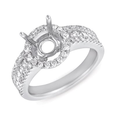 White Gold Engagement Ring