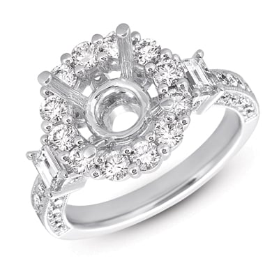 White Gold Engagement Ring