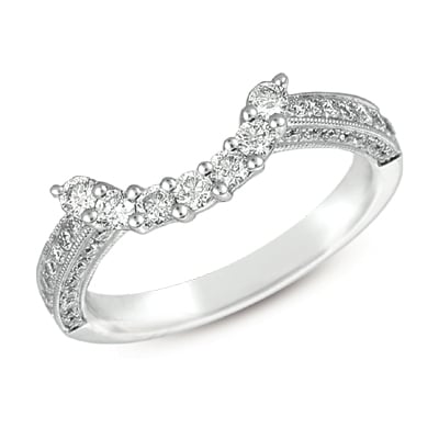 White Gold Matching Band