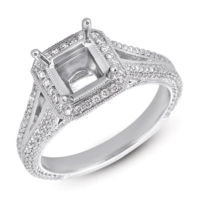 White Gold Engagement Ring