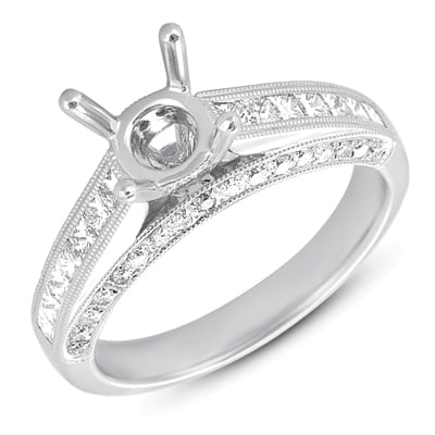 White Gold Engagement Ring