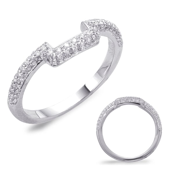 White Gold Pave Matching Band
