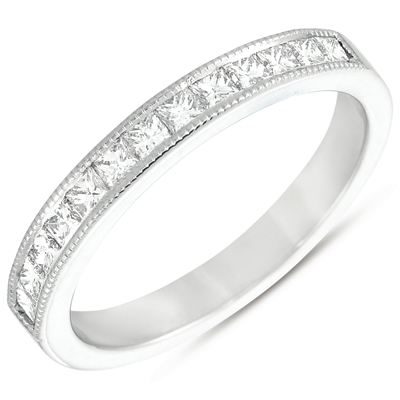 White Gold Matching Band