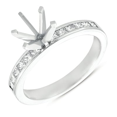 White Gold Engagement Ring