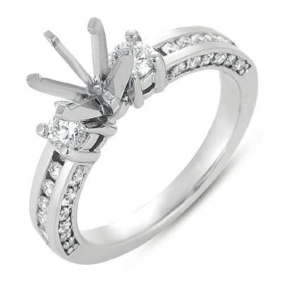 White Gold Engagement Ring