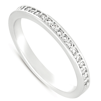 White Gold Matching Band