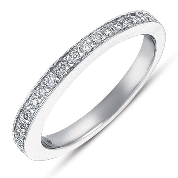 White Gold Wedding Band