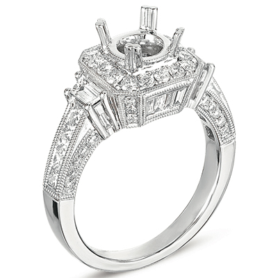 White Gold Engagement Ring