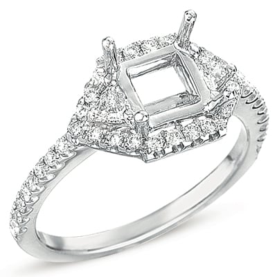 White Gold Engagement Ring