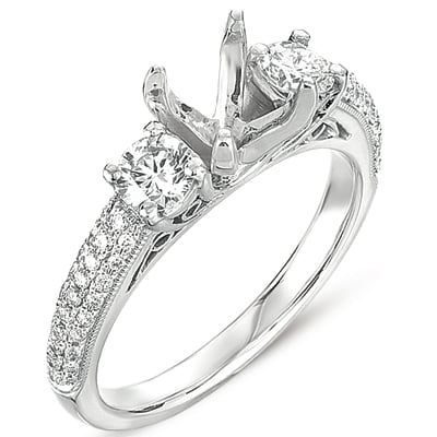White Gold Engagement Ring