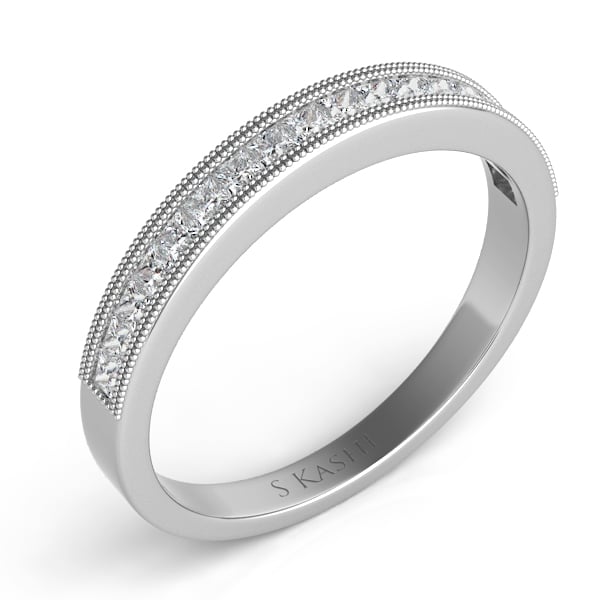 White Gold Matching Band